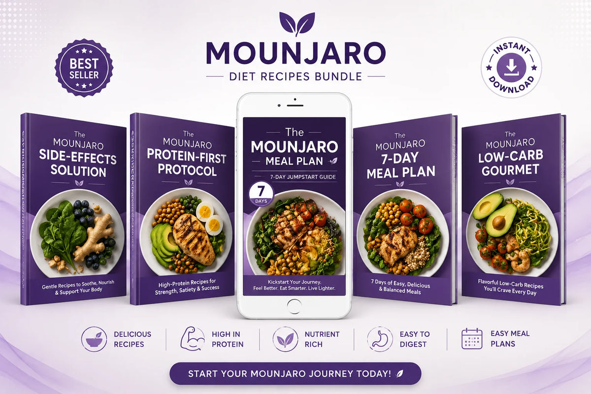 Mounjaro Diet Recipes Cookbook Bundle 2026 ( Also get GLP-1 BUNDLE )